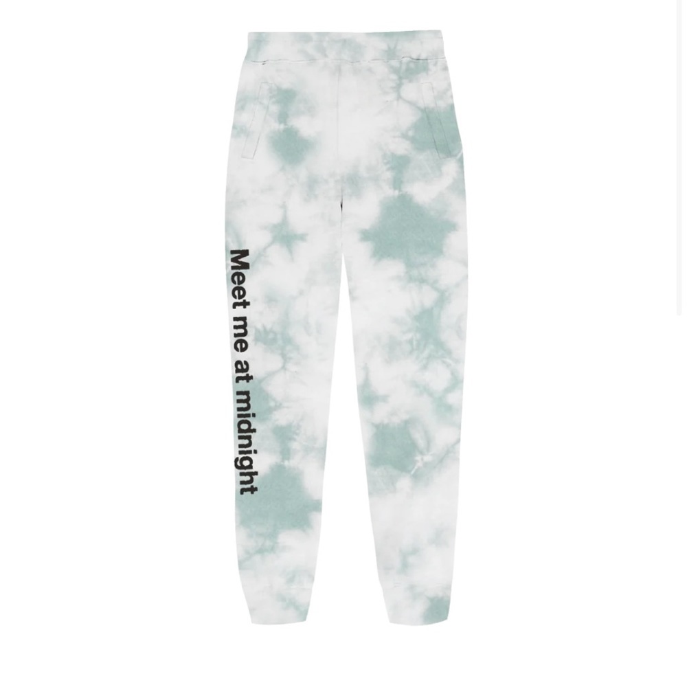 2XL Taylor Swift Green Tie Dye Midnights Sweatpants